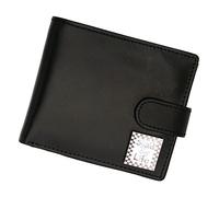 Genuine Black Leather Wallet with a SKA'd for Life Music Emblem