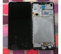 GENUINE BLACK SAMSUNG 2020 A21S SM-A217F F/DS GALAXY SCREEN PLS LCD DISPLAY FRAM