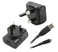Genuine BlackBerry Charger ASY-44303-003 550mA Black & Micro USB Charging Data Cable For BlackBerry: 8220 Pearl, 8520 Curve, 8900 Curve, 9320 Curve, Bold 9700, Bold 9780, Curve 3G 9300, Pearl 3G, Storm, Storm2, Torch 9800, Playbook