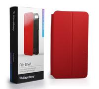 Genuine Blackberry Z10 Flip Shell Case Cover ACC-49284-203 - Red