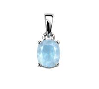 Genuine Blue Fire Moonstone Gemstone 925 Sterling Silver Fine Handmade Fashion Pendant For Women Modern Designer Party Pendant Jewellery By Artisans, June Birthstone