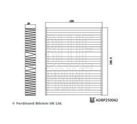 BLUE PRINT ADBP250042 Pollen filter