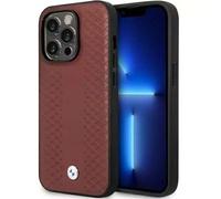 Genuine BMW Leather Diamond Logo Perforate Impact Case Apple iPhone 14 Pro