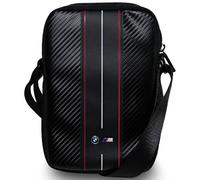 Genuine BMW M Sport Carbon Finish Red Stripes Shoulder Bag for 8" Tablets Black