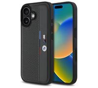 Genuine BMW M Sport Perforate Tri Logo Impact Case Apple iPhone 16 ANTHRACITE
