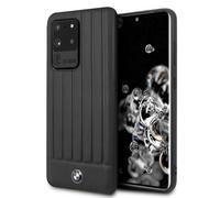 Genuine BMW Signature Black Leather Impact Case for Samsung Galaxy S20 Ultra
