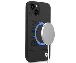 Genuine BMW Signature Debossed Impact MagSafe Silicone Case for iPhone 14 Plus