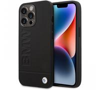 Genuine BMW Signature Debossed Logo Impact Leather Case Apple iPhone 14 Pro Max
