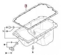 Genuine BMW Sump Gasket 11137511224
