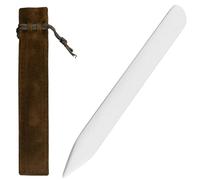 Genuine Bone Folder Paper Creaser Set Scorer Crease Marker Card Making Office Supplies Handmade Book Bookbinding Craft Scoring Folding Creasing Paper Crafting Scrapbooking Tool DIY Leather Burnishing