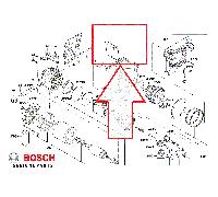 Genuine - Bosch AXT 25 TC Shredder CUTTER GUIDE PLATE 2609004916 - O236