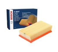 Genuine Bosch Car Air Filter S0047 fits Nissan Juke dCi - 1.5 - 10- F026400047