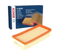 Genuine Bosch Car Air Filter S0048 fits KIA Rio - 1.4 - 05-11 F026400048