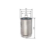 Genuine Bosch Engine Screw-On Fuel Filter Service Replacement - F026402097