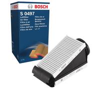 F026 400 497 Air Filter Insert 114mm Height 134mm Width 260mm Length By Bosch