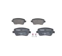 Bosch BP936 - Brake Pads Car Front Axle - Bosch Quality - Reduced Noise and Dust - ECE-R90 Certified - Copper-Free - 1 Set of 4 Pads - With Accessories