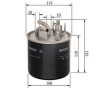 Genuine Bosch In Line Fuel Filter - 0450906458