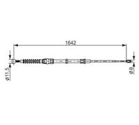 BOSCH 1 987 482 267 Handbrake cable