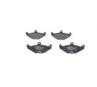Bosch BP597 - Brake Pads Car Rear Axle - Bosch Quality - Reduced Noise and Dust - ECE-R90 Certified - Copper-Free - 1 Set of 4 Pads