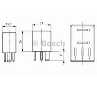 BOSCH RELAY - 0332011007
