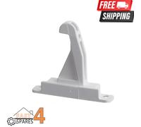 GENUINE BOSCH TUMBLE DRYER DOOR HOOK TRANSLUCENT WHITE PLASTIC 154074
