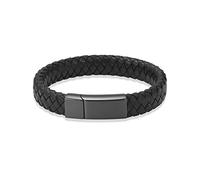 Genuine Braided Leather Bangle Cremation Jewelry For Ashes Of Loved Ones Keepsale Memorial Men Women,6,22cm