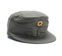 Genuine Brand German Army Cap M43 Olive Drab Camouflage Field Original Military Issue hat OD (Large)