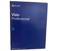 GENUINE, BRAND NEW, SEALED ,Microsoft Visio Professional 2019 Retail Box,1 PC.