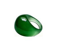 Genuine Brazilian Ice Agate Ring for men Oversized Large Head Unisex Statement Band Ring,Green,20mm