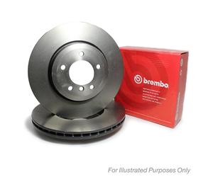 Genuine Brembo Front Brake Discs Vented 355mm Pair - 09.E478.41