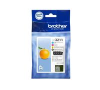 Genuine Brother Ink Cartridges, LC3211BK LC3211C LC3211M LC3211Y LC3211VALBP LOT