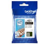 Brother LC421BK Black Ink Cartridge, Fade-Resistant Print Quality, Black