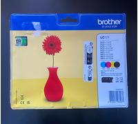 Genuine Brother Ink Multipack - LC121 / DCP-J132W J152W (INC VAT) BOXED 06/2026
