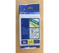 Brother Black on Clear Gloss Laminated Tape, 9mm label-making tape TZ