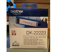 Brother DK-22223 P-Touch White Continuous Label Tape Roll 50mm x 30.48m