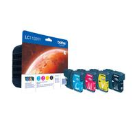 Genuine Brother LC1100HY Multipack C/M/Y/BK High Capacity Ink Cartridges MFC-490