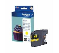 Brother LC-123Y Inkjet Cartridge, Yellow, Single Pack, High Yield, Includes 1 x Inkjet Cartridge, Genuine Supplies