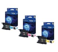 BROTHER LC-1280 ink cartridge cyan magenta and yellow extra high capacity 3x 1.200 pages 1-pack blister without alarm