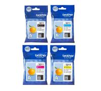 Genuine Brother LC3211 Value Pack K/C/M/Y Ink Cartridges - Vat Inc