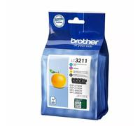 Genuine Brother LC3211 Value Pack K/C/M/Y Ink Cartridges - Vat Inc