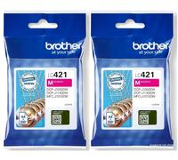 Genuine Brother LC421, Ink Cartridge, LC421BK LC421C LC421M LC421Y LC421VAL, LOT