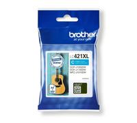 Genuine Brother LC421XL Cyan Ink Cartridge New Sealed In Date 2028