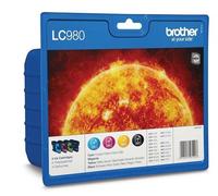 Genuine Brother LC980 Multipack Ink Cartridges, LC-980VALBP MFC 297C MFC J615W