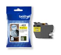 Brother LC-422Y Inkjet Cartridge, Yellow, Single Pack, Standard Yield, Includes 1 x Inkjet Cartridge, Brother Genuine Supplies