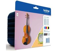 Genuine Brother Multipack Ink Cartridges, LC127XLBK, LC125XLC LC125XLM, LC125XLY