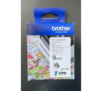 Brother CZ-1001 label-making tape Purple on white