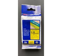 Genuine Brother TZe-641 P-Touch Tape - BLACK ON YELLOW LAM / 18mm x 8m (INC VAT)
