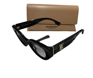 Genuine Burberry Black Sunglasses BE4390 Meadow Grey Lenses New W Case Cloth