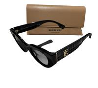 Genuine Burberry Black Sunglasses BE4390 Meadow Grey Lenses New With Case