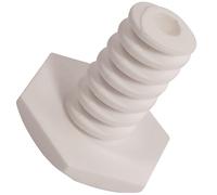 Genuine C00506981 White Plastic Adjustable Foot Legitting White